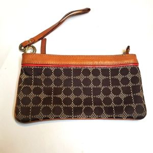 Kate Spade Tweed Canvas Clutch